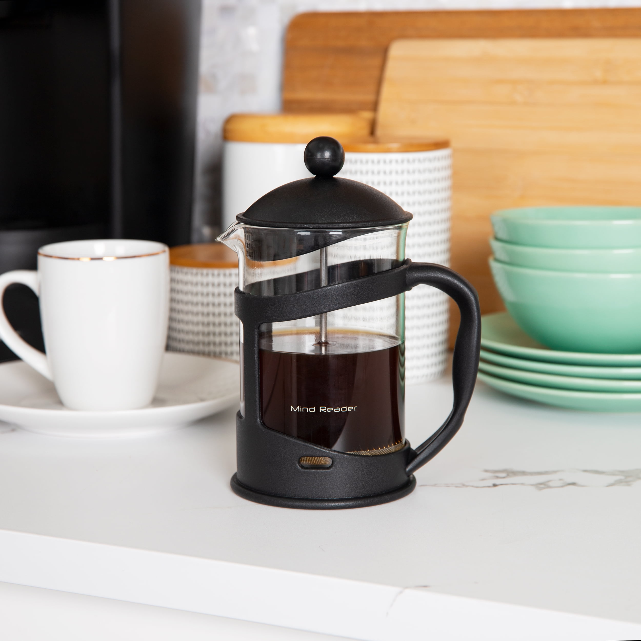 Mini French Press Coffee Maker with 4 Level Filtration System – Memaw's  Country Blend Coffee
