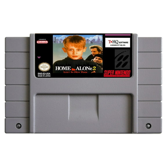 SNES Games Cartridge Home Alone 2 - Lost in KERREY New York
