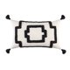 thumbnail image 2 of Fundas de almohada geométricas Borlas copetudas Decoración de algodón con Rectángulo 1, 2 of 6
