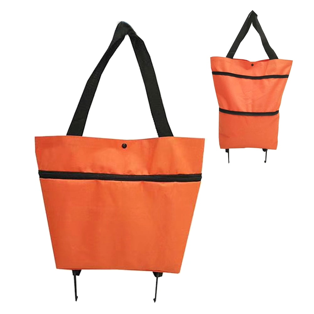 Foldable Shopping Trolley Bag with Wheels Shopping Bag Portable