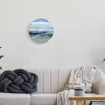 thumbnail image 2 of Stupell Industries Sunny Beach Shore Nature Painting Unframed Art Print Wall Art, 12" Diameter, 2 of 5