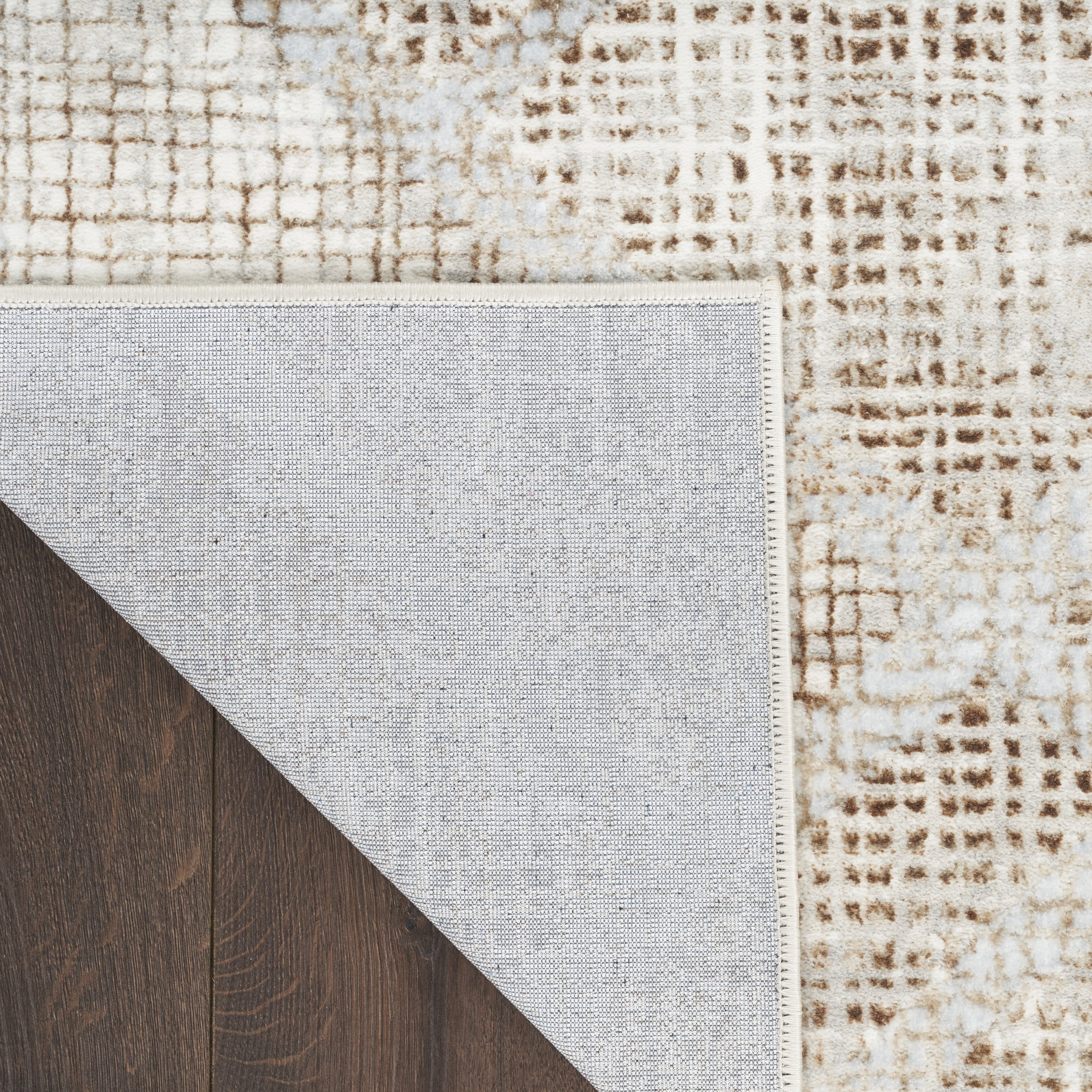 Inspire Me! Home Décor Iliana Modern Grey Mocha 7'10" x 9'10" Area Rug (8x10)