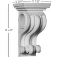 thumbnail image 2 of Ekena Millwork 5 1/8"W x 3 3/4"D x 8 7/8"H Lisbon Corbel, 2 of 20