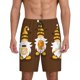 thumbnail image 1 of Fotbe Gnomes With Honey Pantalones Cortos de Pijama para Hombre, Ropa de Dormir, Pantalones de Pijama Cortos para Hombre-Medium, 1 of 6