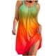 thumbnail image 1 of Vestido de verano para mujer, estampado, sin mangas, con cuello, sexy, informal, fluido, para la playa OAVQHLG3B Store  lin121212, 1 of 4