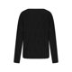 thumbnail image 5 of Suéter de cuello redondo para mujer, suéter de punto de color liso con cuello redondo y manga larga, tops para mujer, 5 of 7