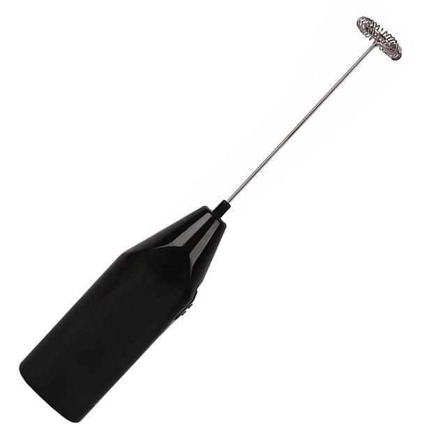 Wosthever Batidora automática de huevos, batidora Manual de acero inoxidable con giro automático, batidora de mano, crema de huevo, Negro
