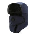 thumbnail image 2 of sunsanly Winter Outdoor Hat with Integrated Scarf Windproof Thick Plush Keep Warm with Front Cover Full Protection Skiing Skating Cold Weather Headwear, 2 of 8