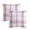 White, variant on Levtex Home - Peppermint Plaid Euro Sham - Red, Cream - Waffle Plaid - Euro Sham Set of 2 (26x26in.), No insert- Cotton