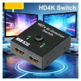 thumbnail image 2 of Commutateur Vidéo 4K HD, Concentrateur Multimédia Intelligent Bidirectionnel à 2 Ports, 2 of 7