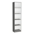 thumbnail image 5 of 74" Wide Bookcase , 3 Pieces. 11 Shelves & 2 Double-door Cabinet. Living Room, Office Use. , Versatile Storage Matt Gray/white. Office, Room., 5 of 6