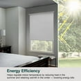 thumbnail image 6 of Chicology Blackout Roller Shades | Cordless Room Darkening Window Blinds |62"W X 72"H| Privacy Shades for Bedroom & Living Room | Easy Install | Byssus White, 6 of 8