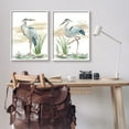 thumbnail image 2 of Stupell Industries Herons on Marsh Shore Animals & Insects Painting White Framed Art Print Wall Art, 24 x 30, Set of 2, 2 of 9