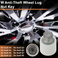 thumbnail image 2 of Tuerca de Bloqueo de Rueda Tipo W para Audi A4 Llave de Bloqueo Antirrobo de Rueda Herramienta de Remoción de Socket 1 Pc, 2 of 6