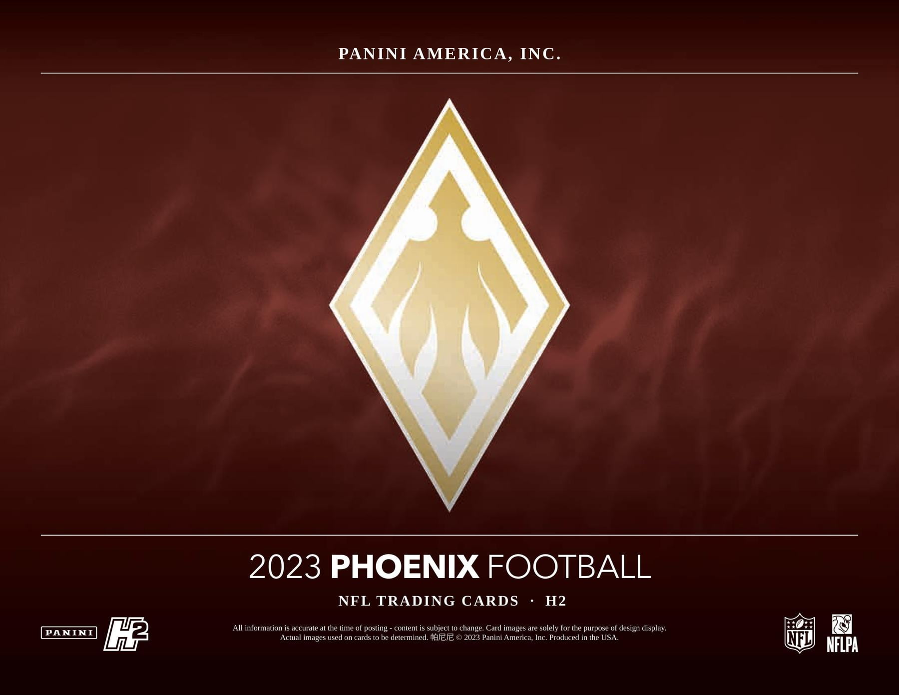 2023 Panini Phoenix Football Hobby Hybrid H2 Box