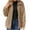 Khaki, variant on Lovskoo Womens Full Zip Up Fuzzy Fleece Jacket 2023 Fall Winter Stand Collar Outerwear Coat Long Sleeve Casual Teddy Coats Jacket Beige