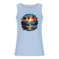 thumbnail image 4 of BiZtdJrK Tank Tops for Men Breathable Beach Wear Novelty Tropical Palm Tree Graohic Tees Shirt Sleeveless Crewneck Vacation T-Shirt Light Blue S gifts for men, 4 of 6