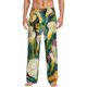 thumbnail image 1 of Fotbe Tropical Floral Jungle Pantalones de Pijama para Hombre, Pantalones de Dormir, Pantalones de Casa con Cintura Ajustable y Bolsillos-Large, 1 of 6