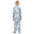 thumbnail image 4 of Bluey Pajamas Boys' 2-Piece Coat Front Flannel Lounge Sleep Set, 4 of 5