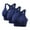 Navy, variant on Nfurl 3 Pack Zipper Front Sports Bra for Women Racerback Sport Bra with Padded Wirefree Front Closure Bras Workout Crop Top Running Yoga Bra Pink XXL