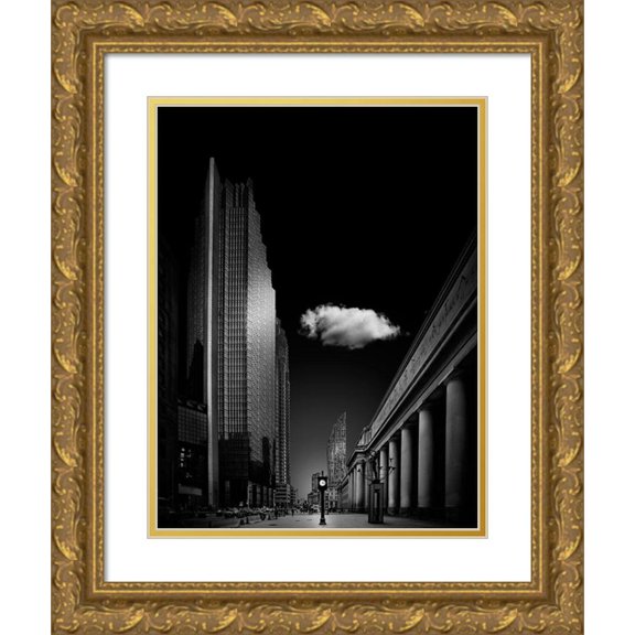 Carvalho, Jackson 19x24 Gold Ornate Wood Framed with Double Matting Museum Art Print Titled - Toronto Views