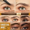 thumbnail image 2 of 4-Tip Brow Pen, Waterproof & Smudge-Proof, Creates Realistic Hair-Like Strokes for Natural Looking Brows, Long Lasting Tattoo Effect, 2 of 5