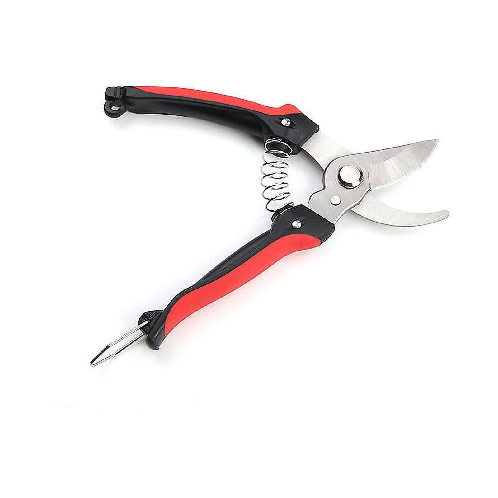 High Quality Carbon Steel Alloy Professional Pruning Shears Sharp Blade Bypass Shears 19cm