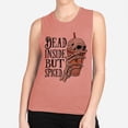 thumbnail image 2 of Dead Inside but Spiced Women's Muscle Tank Large Desert Pink, 2 of 5