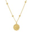 thumbnail image 2 of Kcavykas Collier Colliers pour Femmes, Douze Étoiles Collier Pendentif Pièce de Monnaie Ronde Chaîne de Clavicule, 2 of 2