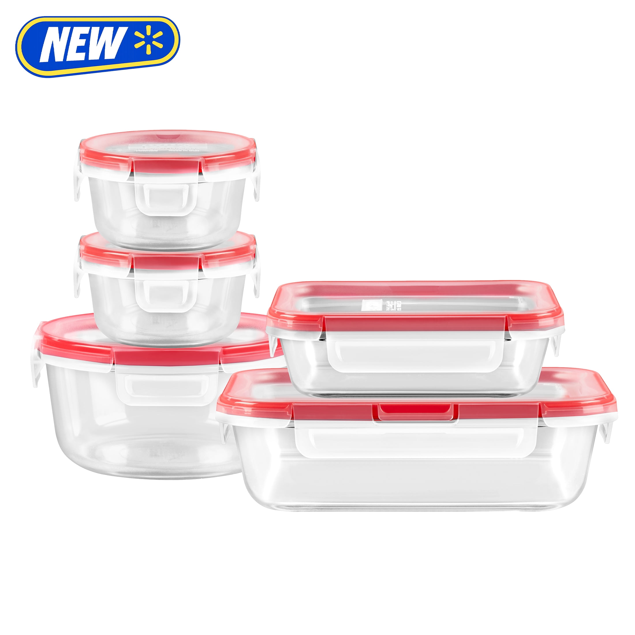 (3 pack) Pyrex® Freshlock 10-pc Glass Storage Set