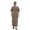 A-Khaki253, variant on XIAOCHA Mens Linen Blend Henley Neck Shirt Short Sleeve Stand Collar Pullover Top Breathable Casual Vacation Shirts