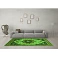 thumbnail image 3 of Ahgly Company Indoor Square Oriental Green Industrial Area Rugs, 7' Square, 3 of 4