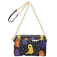 thumbnail image 2 of FORMRS Women Crossbody Purse with Chain Strap Vegan Leather Shoulder Handbag, Halloween Colorful Ghosts, 2 of 7