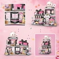 thumbnail image 3 of SKQIT Street View Cute Cat Shop Mini Building Blocks, MOC Creative Building Toys Cute Animals Building Set , Simulation Architecture Construction Toy, Gift Idea for Adults (917 PCS), 3 of 12