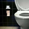 thumbnail image 2 of unbranded Bathroom Toilet Paper Roll Holder Wall-mounted Toilet Paper Bracket With Shelf, 2 of 8