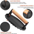 thumbnail image 4 of Generic 1 piece cast iron grill press for Home and Daily Use, 4 of 6