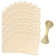 thumbnail image 4 of SWETRACE 45-Pcs Wood Craft Material for Diy Hanging Crafts and Graffiti Wooden Slices Beige Blank Wood Pieces, 4 of 8