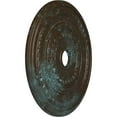 thumbnail image 3 of Ekena Millwork 25 3/8"OD x 3 3/8"ID x 1 3/8"P Cole Ceiling Medallion (Fits Canopies up to 9 1/8"), Hand-Painted Bronze Blue Patina, 3 of 7