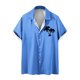 thumbnail image 1 of Camisas de Manga Larga para Hombres Blusa Cómoda de Cuello de Impresión, Camisa Casual de Poliéster para Uso Diario, de Fiesta Y de Primavera de Verano, 1 of 4