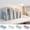 Blue, variant on Bowayaoa File Sorter, File Holder Desk Organizer, Sturdy Desktop Files Organizer Files Folder Holder Rack for Envelopes Mail Letter Paper Notebook Electronics