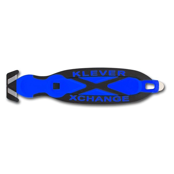 Safety Box Cutter, , Blue, Klever Kutter, KCJXCB, Price For Each Blade Material Carbon Steel