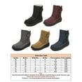 thumbnail image 2 of Women's Snow Boots Mid-Calf Cold Weather Winter Boots Waterproof Faux Fur Lined Frosty Warm Anti-Slip Outdoor Walking Shoes(Black), 2 of 9