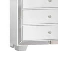 thumbnail image 4 of Eli 46 Inch Modern Wood Tall Dresser Chest 5 Drawers Mirrored White, 4 of 6