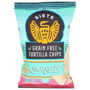 Siete Sea Salt Grain Free Tortilla Chips 5 oz Pack of 4