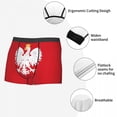 thumbnail image 7 of Male Cool Polska Polish Eagle Underwear Poland Coat of Arms Boxer Briefs Breathbale Shorts Panties Underpants, 7 of 7