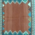 thumbnail image 1 of Ahgly Company Indoor Square Oriental Light Blue Traditional Area Rugs, 5' Square, 1 of 4