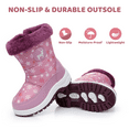 thumbnail image 6 of Apakowa Kids Boys Girls Snow Boots Waterproof Warm Winter Boots Slip Resistant (Toddler/Little Kid), 6 of 7