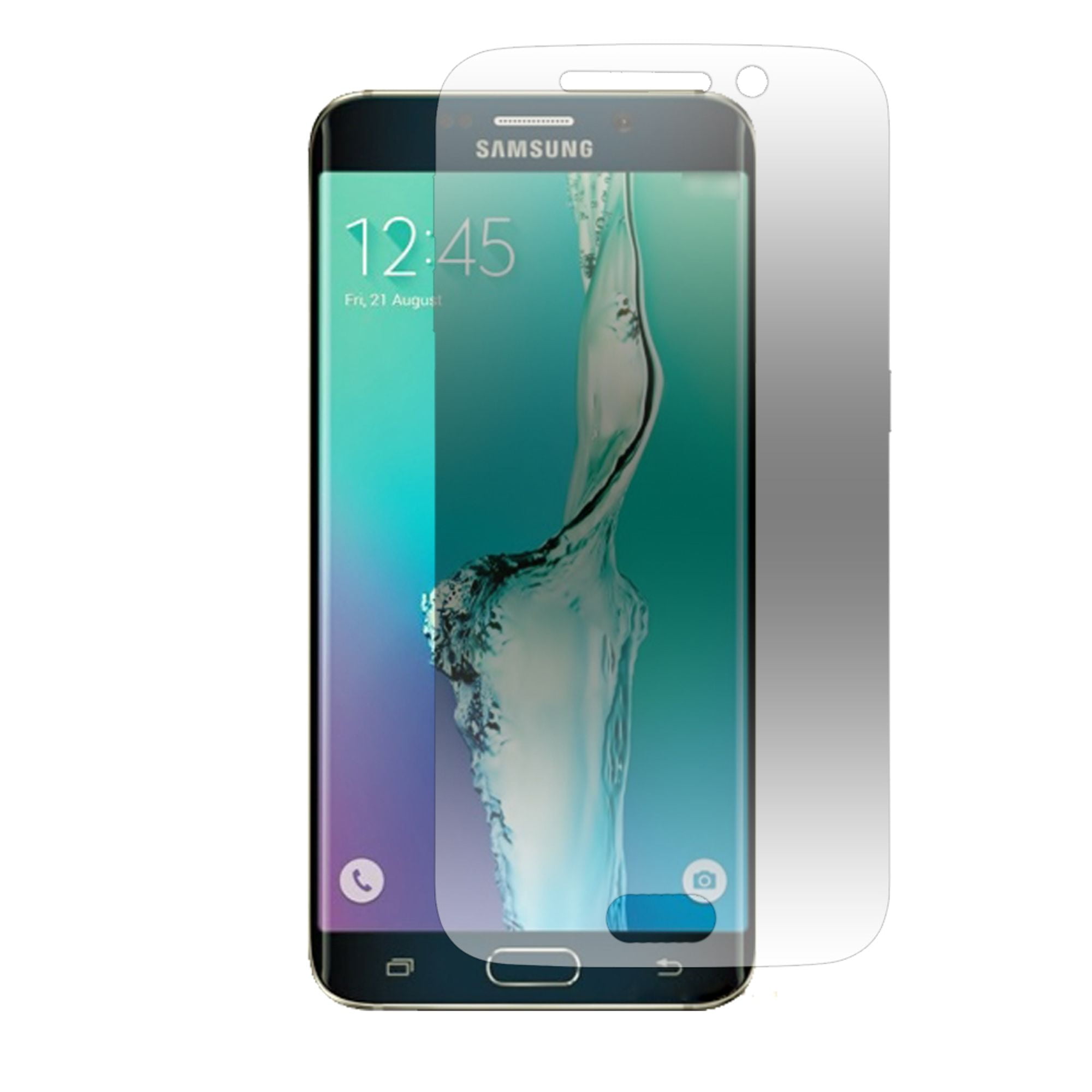 Insten Clear Tempered Glass LCD Screen Protector Film Cover for Samsung Galaxy S6 Edge Plus - -
