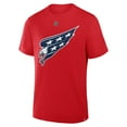thumbnail image 2 of Men's Fanatics Dylan Strome Red Washington Capitals Authentic Stack Name & Number T-Shirt, 2 of 3