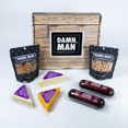 thumbnail image 3 of Damn, Man Delicatessen Box - Meat, Cheese, & Gourmet Nuts - Charcuterie Board Snacks - 7 Pieces, 3 of 9